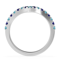 Chevron Half Eternity Lavana Band