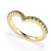 Chevron Half Eternity Lavana Band