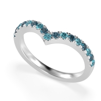 Chevron Half Eternity Lavana Band