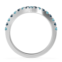 Chevron Half Eternity Lavana Band