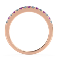 Half Eternity Pave Classic Agava Band