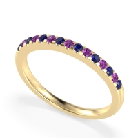 Half Eternity Pave Classic Agava Band