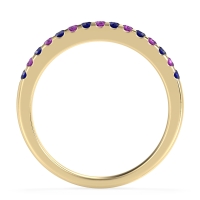 Half Eternity Pave Classic Agava Band