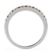 Half Eternity Pave Classic Agava Band