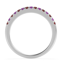 Half Eternity Pave Classic Agava Band