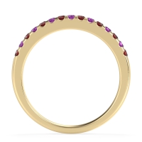 Half Eternity Pave Classic Agava Band