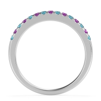 Half Eternity Pave Classic Agava Band