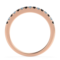Half Eternity Pave Classic Agava Band