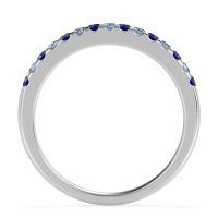 Half Eternity Pave Classic Agava Band