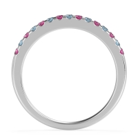 Half Eternity Pave Classic Agava Band