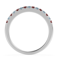 Half Eternity Pave Classic Agava Band