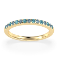 Half Eternity Pave Classic Agava Band