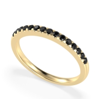 Half Eternity Pave Classic Agava Band