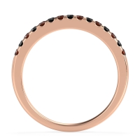 Half Eternity Pave Classic Agava Band