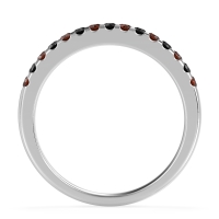 Half Eternity Pave Classic Agava Band