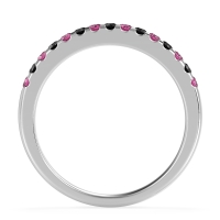 Half Eternity Pave Classic Agava Band