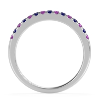 Half Eternity Pave Classic Agava Band