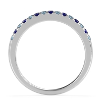 Half Eternity Pave Classic Agava Band