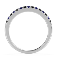 Half Eternity Pave Classic Agava Band