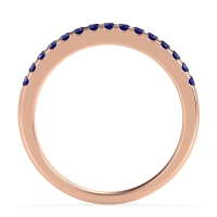 Half Eternity Pave Classic Agava Band