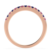 Half Eternity Pave Classic Agava Band