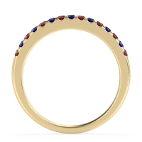 Half Eternity Pave Classic Agava Band