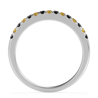 Half Eternity Pave Classic Agava Band