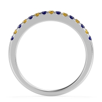 Half Eternity Pave Classic Agava Band
