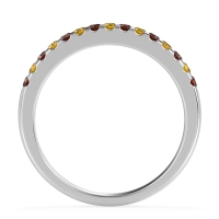 Half Eternity Pave Classic Agava Band