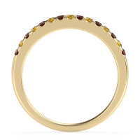 Half Eternity Pave Classic Agava Band