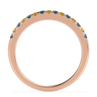 Half Eternity Pave Classic Agava Band