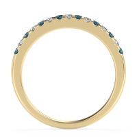 Half Eternity Pave Classic Agava Band