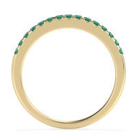 Half Eternity Pave Classic Agava Band
