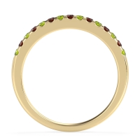 Half Eternity Pave Classic Agava Band