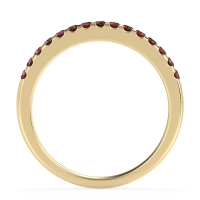 Half Eternity Pave Classic Agava Band