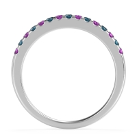 Half Eternity Pave Classic Agava Band