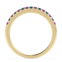 Half Eternity Pave Classic Agava Band