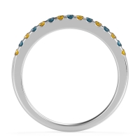 Half Eternity Pave Classic Agava Band