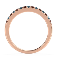 Half Eternity Pave Classic Agava Band