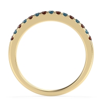 Half Eternity Pave Classic Agava Band