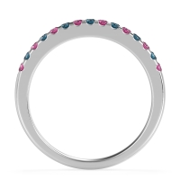 Half Eternity Pave Classic Agava Band