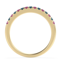 Half Eternity Pave Classic Agava Band