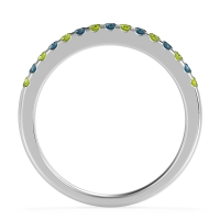 Half Eternity Pave Classic Agava Band