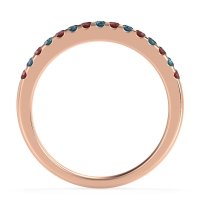 Half Eternity Pave Classic Agava Band