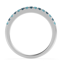 Half Eternity Pave Classic Agava Band