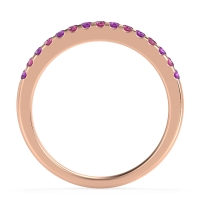 Half Eternity Pave Classic Agava Band