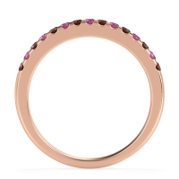 Half Eternity Pave Classic Agava Band