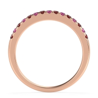 Half Eternity Pave Classic Agava Band