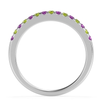 Half Eternity Pave Classic Agava Band