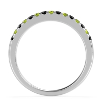 Half Eternity Pave Classic Agava Band